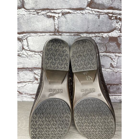 Dansko Tamara Chocolate Leather Strap Clogs Shoes Women Sz 40EU/9M US 4800457800 - Picture 16 of 16